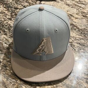 Gray and Tan Baseball Cap